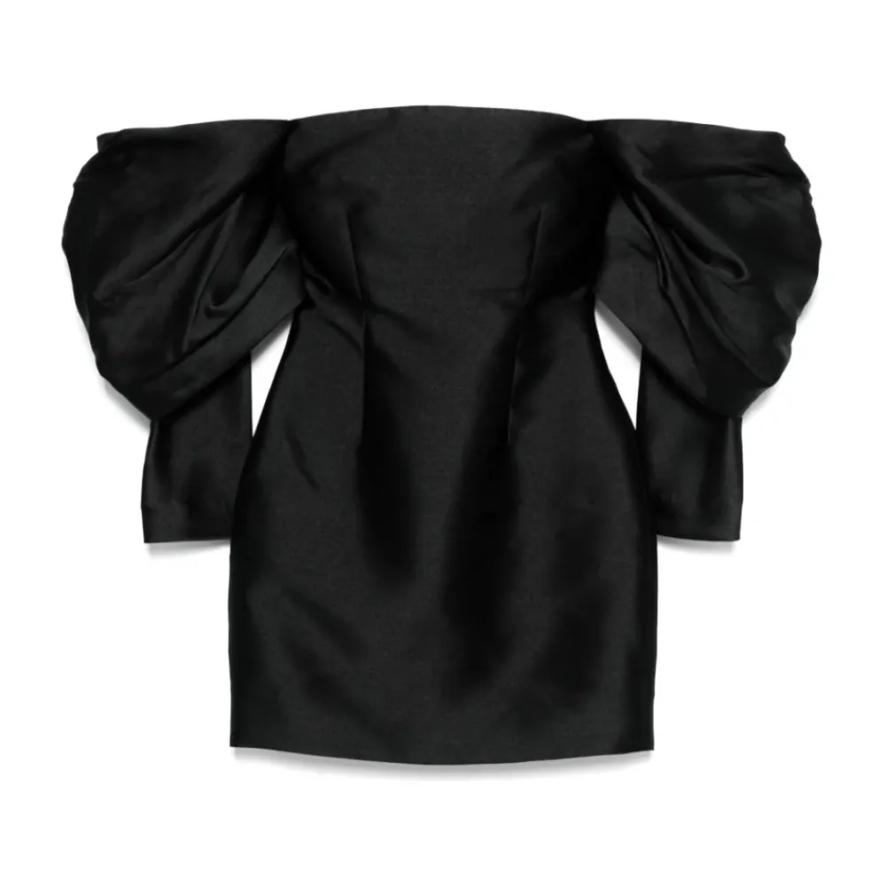 DAMES Solace London Jurken^e Gedrapeerde Mouw Jurk