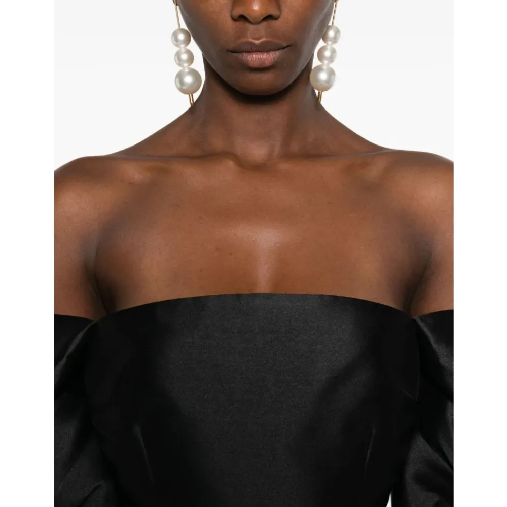 DAMES Solace London Jurken^e Gedrapeerde Mouw Jurk