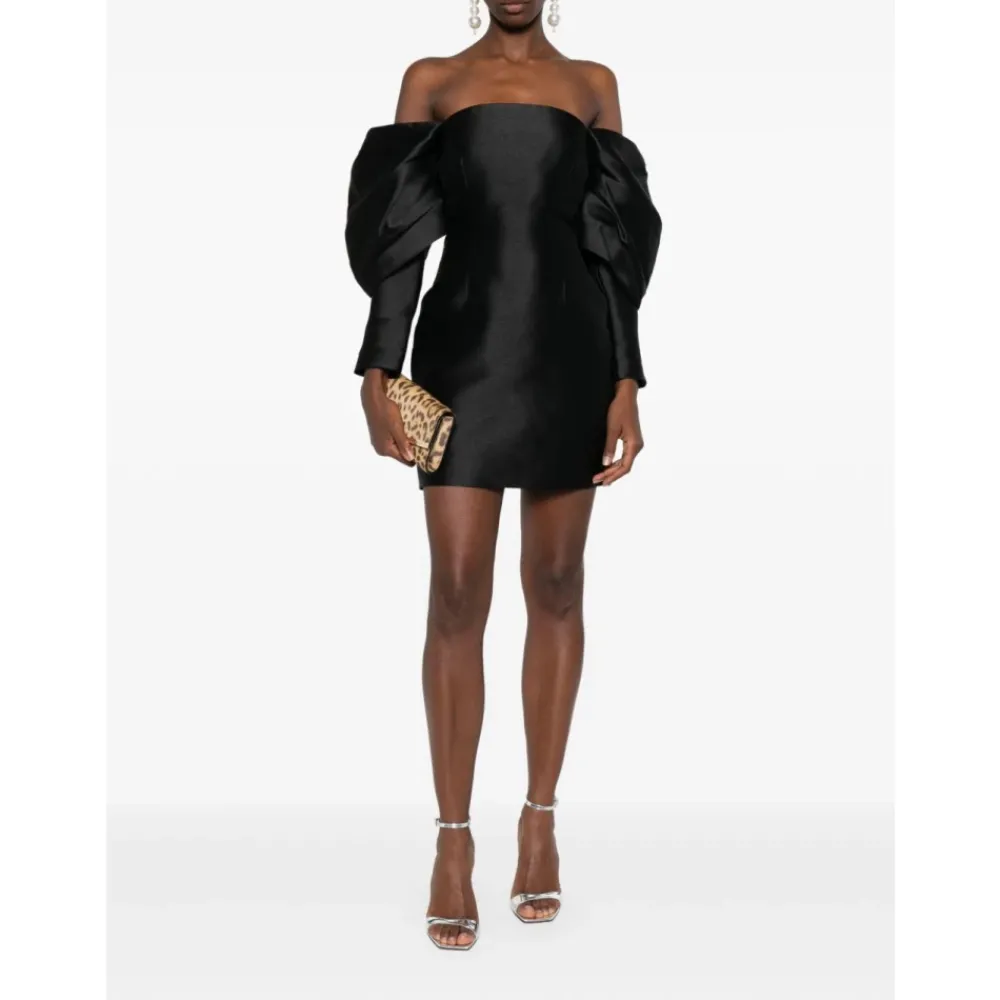 DAMES Solace London Jurken^e Gedrapeerde Mouw Jurk