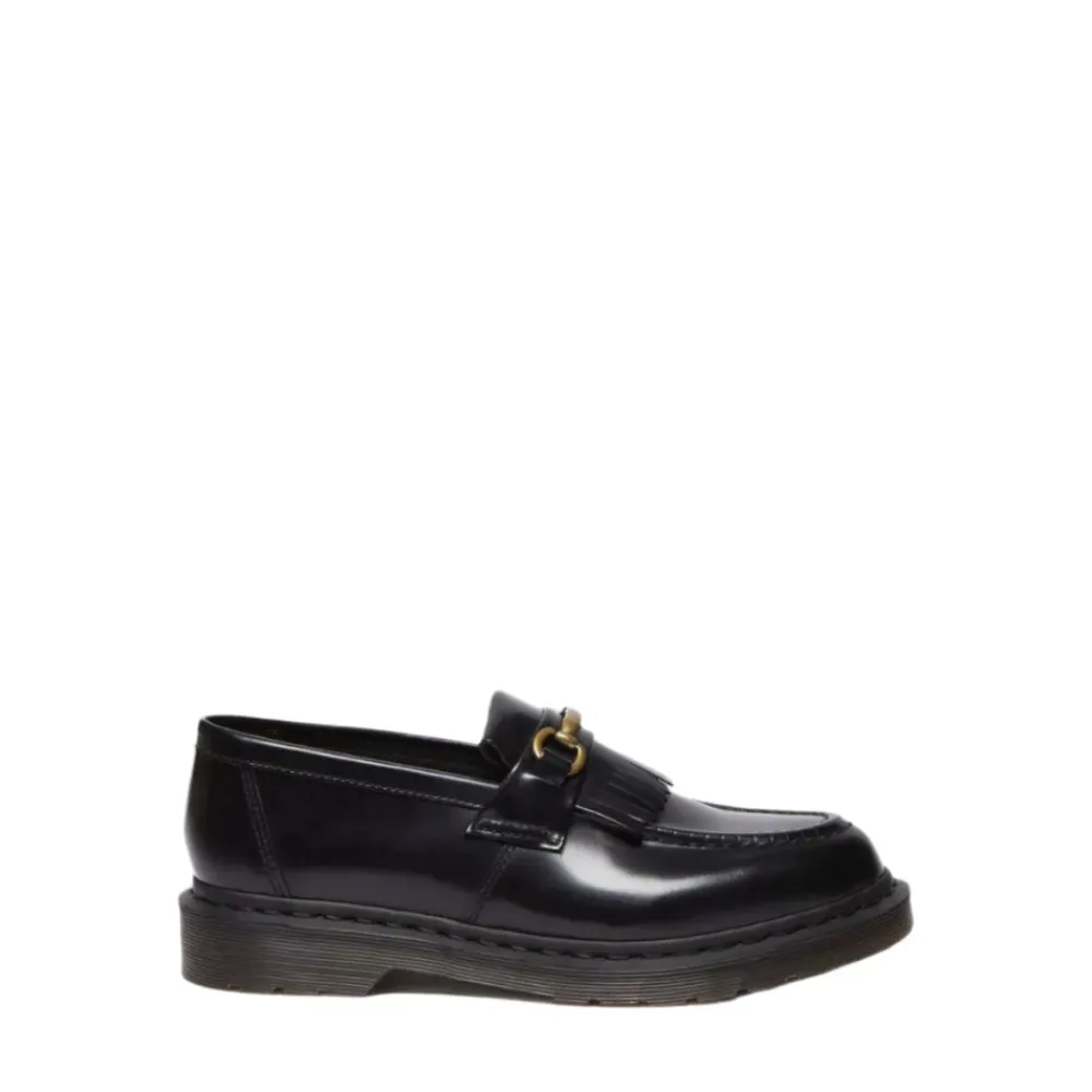 Heren Dr. Martens e Gepolijste Gladde Loafers met Franjes