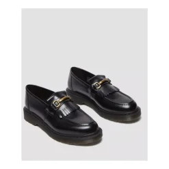 Heren Dr. Martens e Gepolijste Gladde Loafers met Franjes