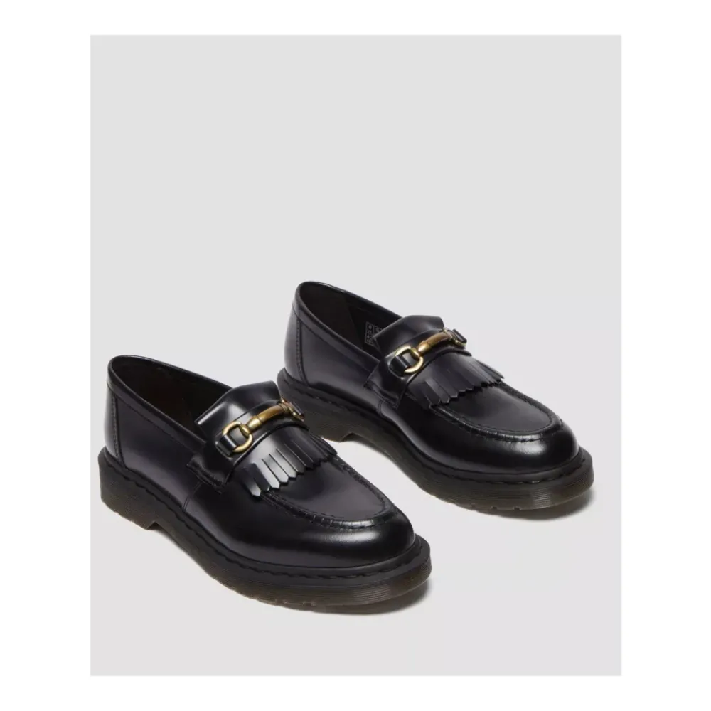 Heren Dr. Martens e Gepolijste Gladde Loafers met Franjes