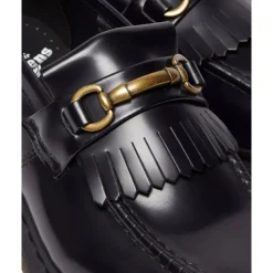 Heren Dr. Martens e Gepolijste Gladde Loafers met Franjes