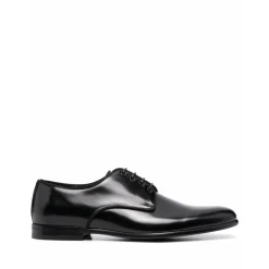 Heren Dolce & Gabbana Instappers & Slip Ons|Nette Schoenen^e Gepolijste Leren Derby Schoenen