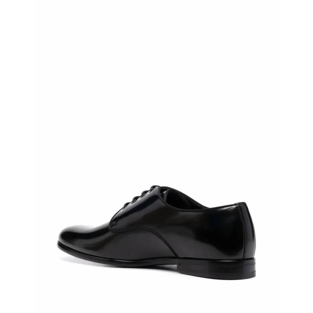 Heren Dolce & Gabbana Instappers & Slip Ons|Nette Schoenen^e Gepolijste Leren Derby Schoenen