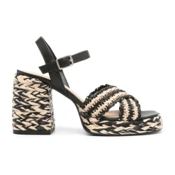 DAMES Castañer Sandalen^e Gevlochten Cross-over Strap Sandalen