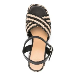 DAMES Castañer Sandalen^e Gevlochten Cross-over Strap Sandalen