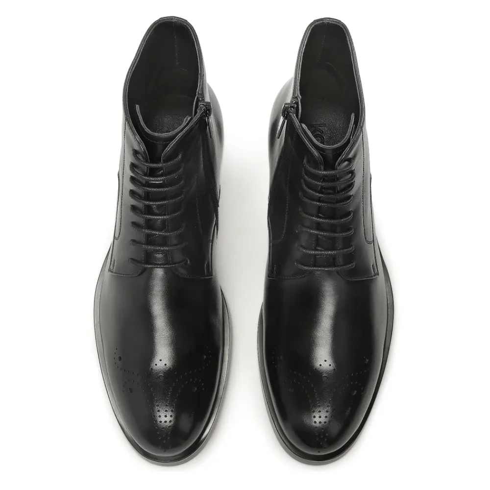 Heren Kazar Laarzen^e gladleren laarzen met openwerksieraden