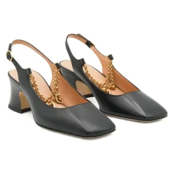 DAMES Chloé e hakken slingbacks met bedeltjes