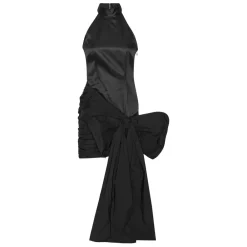 DAMES ROTATE Birger Christensen Jurken^e Halternek Jurk met Strik