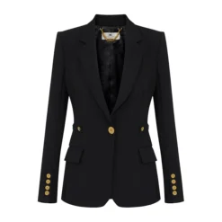 DAMES Elisabetta Franchi Jassen^e Jassen met Gewatteerde Schouders