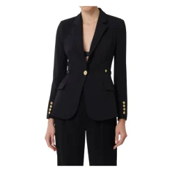 DAMES Elisabetta Franchi Jassen^e Jassen met Gewatteerde Schouders