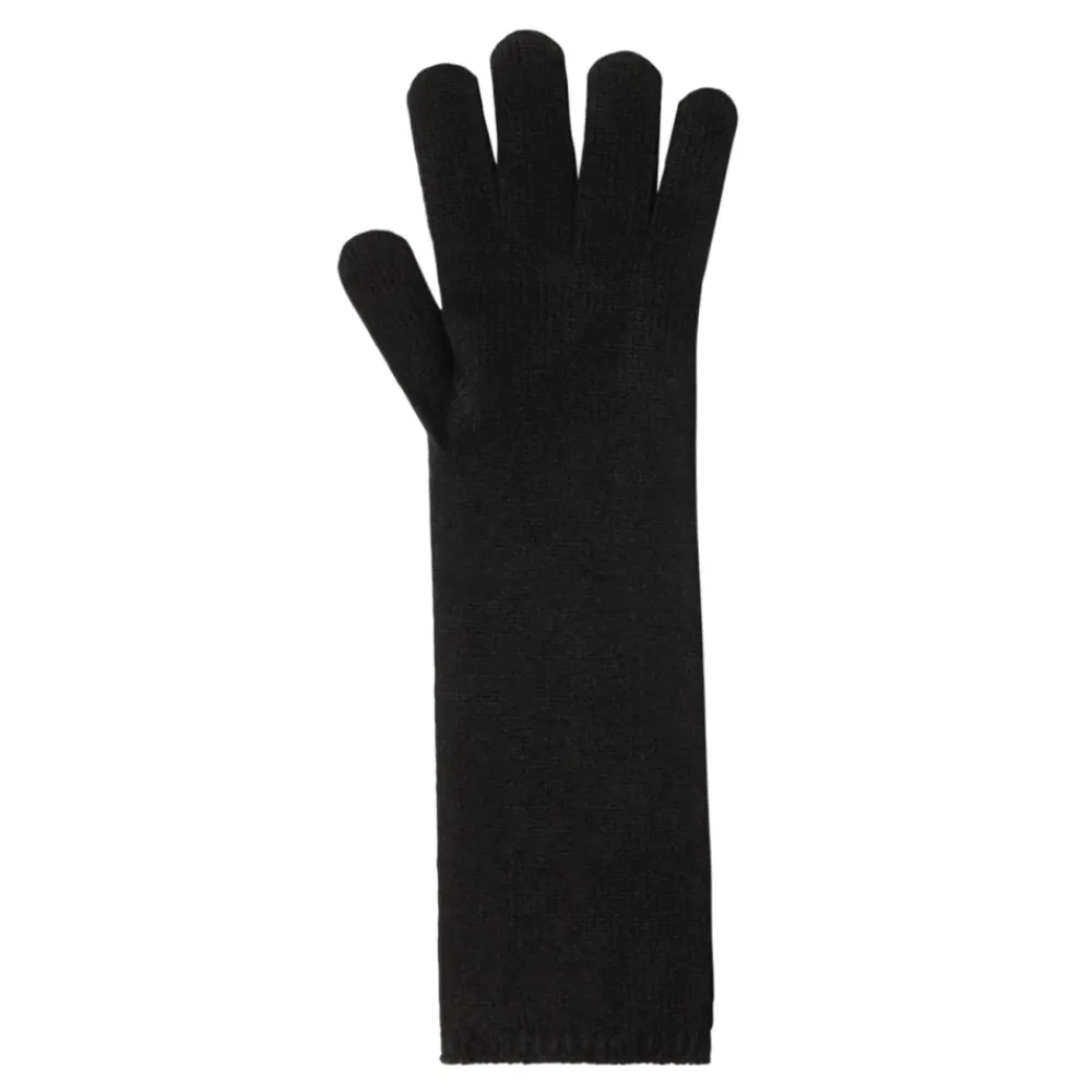 DAMES Max Mara e Kasjmier Gebreide Korte Handschoenen