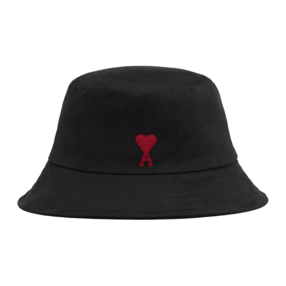 Heren Ami Paris Hoeden^e Katoenen Borduurwerk Emmerhoed