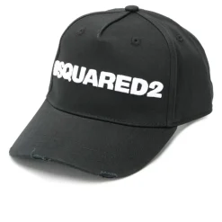 Heren Dsquared2 Petten^e Katoenen Geborduurde Klep Hoed
