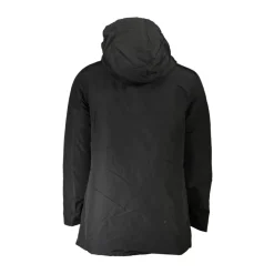 Heren Woolrich e Katoenen Hoodie met Rits en Knopen