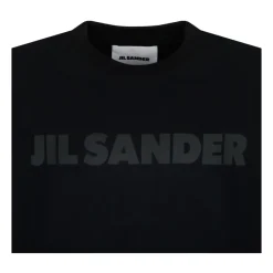 Heren Jil Sander Shirts^e Katoenen T-shirt met Logoprint