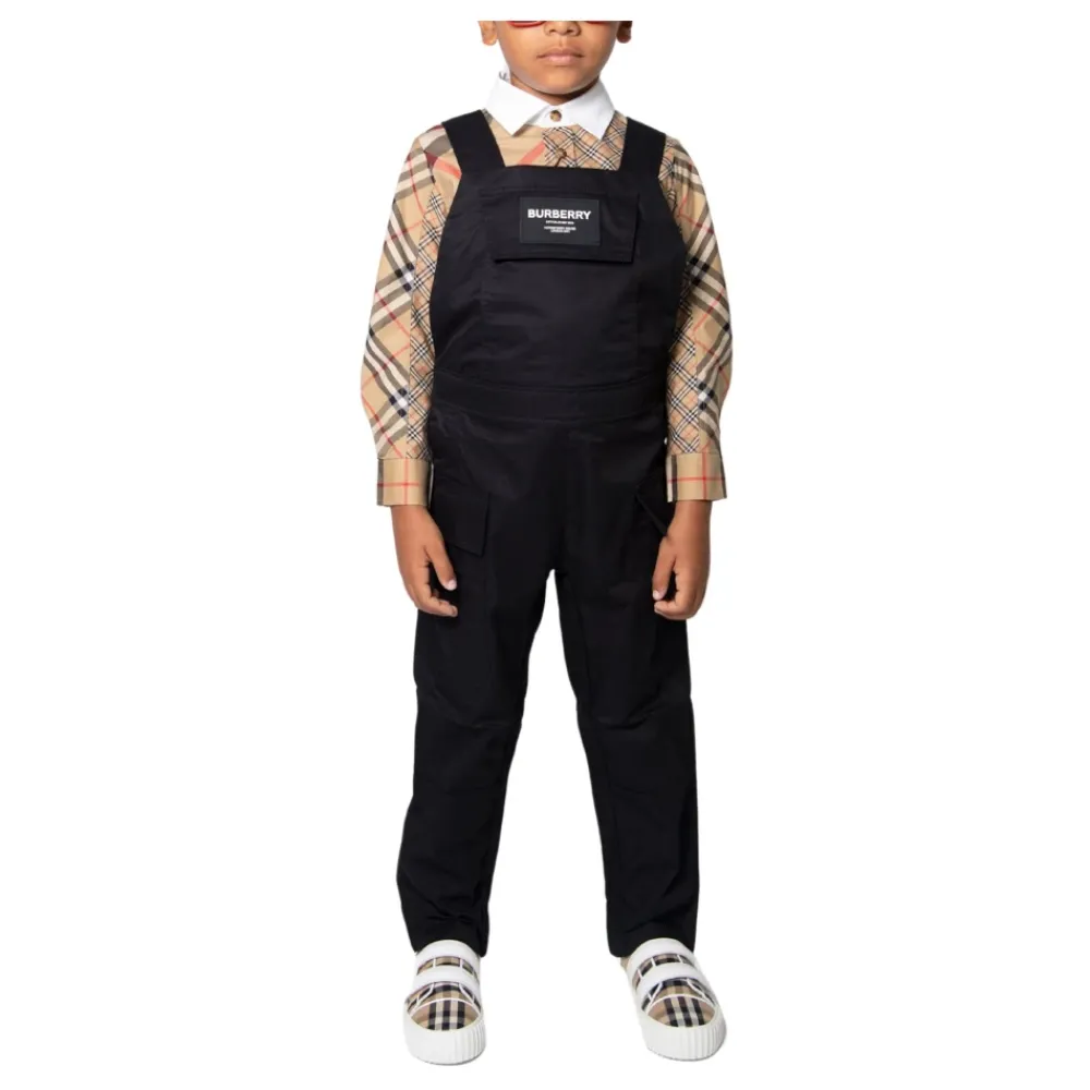 Burberry e kinder salopette jurk met zakken