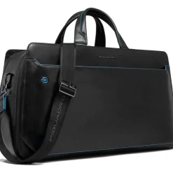 DAMES Piquadro e koffer Blauw vierkante lijn