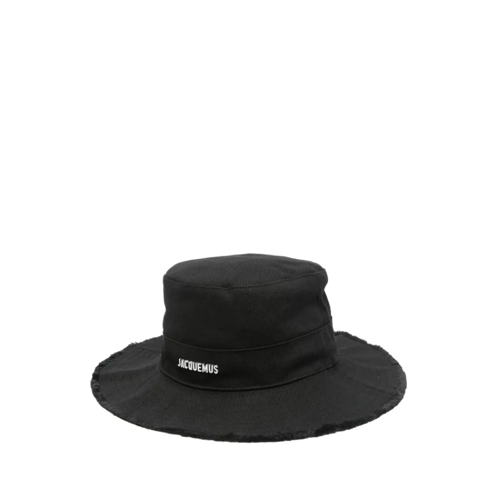 DAMES Jacquemus Hoeden^e Koord Platte Hoed