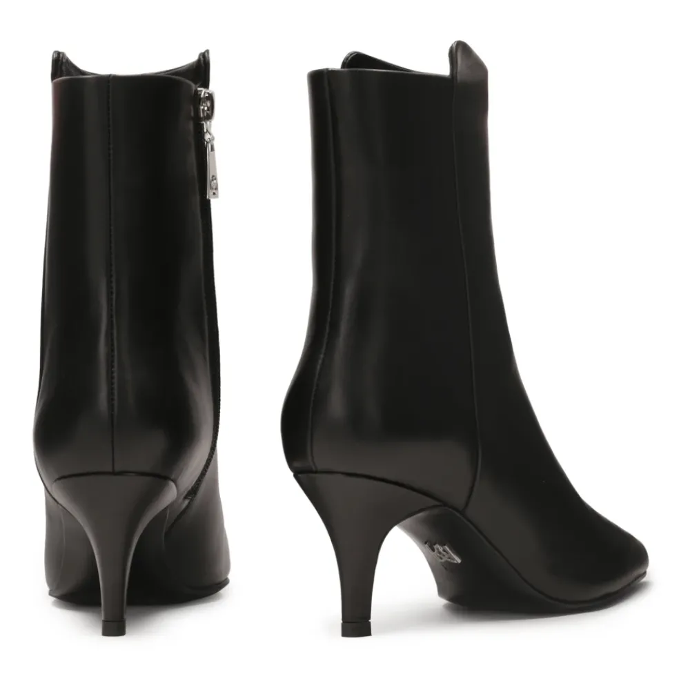 DAMES Kazar Enkellaarsjes^e laaggehakte laarzen