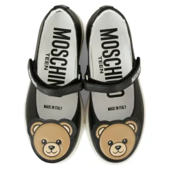 Moschino Ballerina'S^e leren ballerina's met Teddy Bear-patch