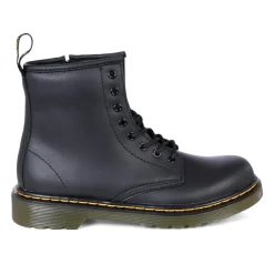 Dr. Martens Laarzen^e Leren Bikerlaarzen met Gele Stiksels