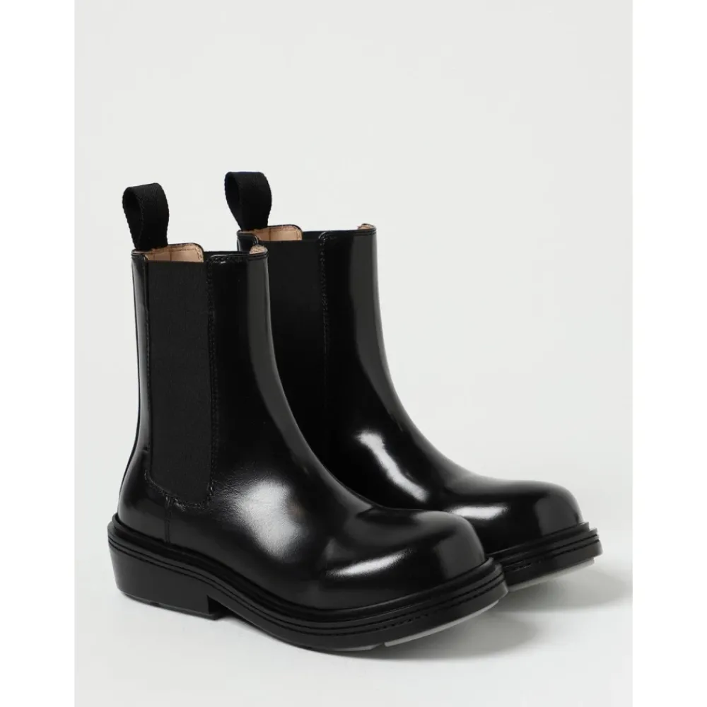 DAMES Bottega Veneta e Leren Chelsea Enkellaarzen