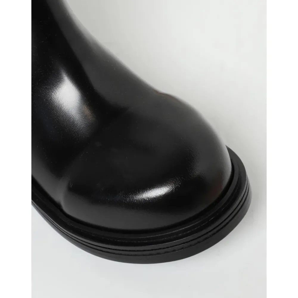 DAMES Bottega Veneta e Leren Chelsea Enkellaarzen