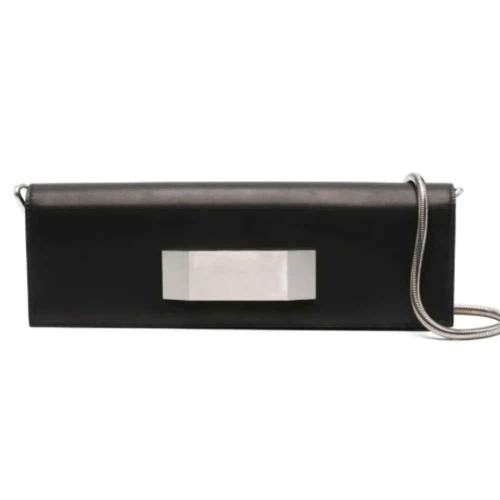 DAMES Rick Owens Clutches^e Leren Clutch Baguette van