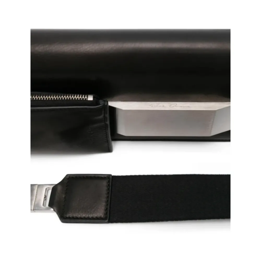 DAMES Rick Owens Clutches^e Leren Clutch Baguette van