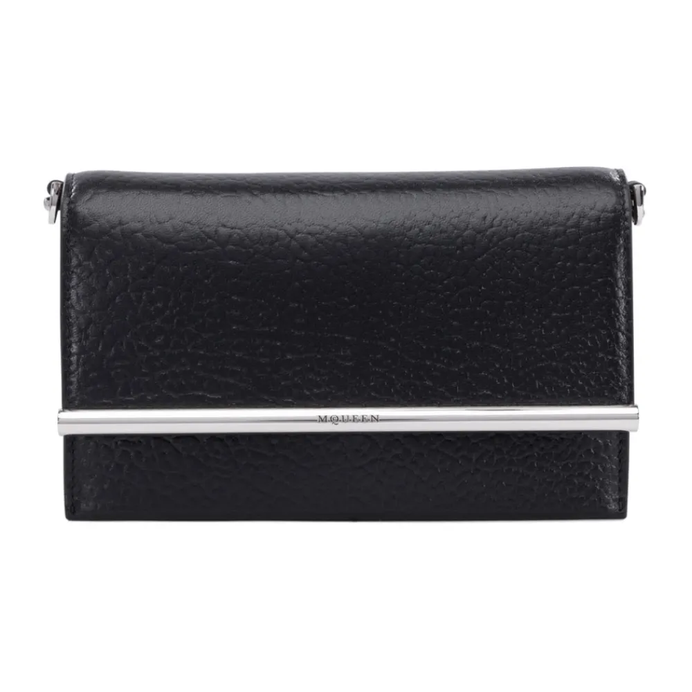 DAMES Alexander McQueen Clutches^e leren clutch tas
