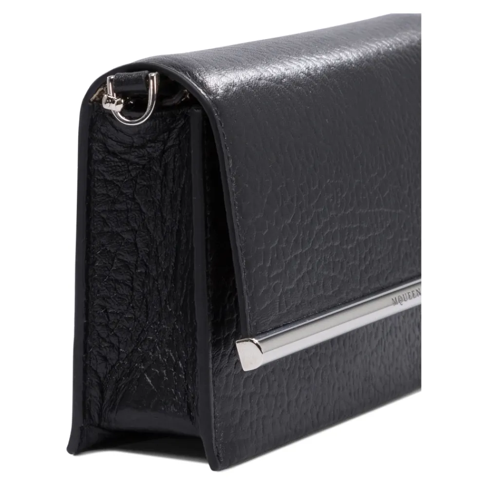 DAMES Alexander McQueen Clutches^e leren clutch tas