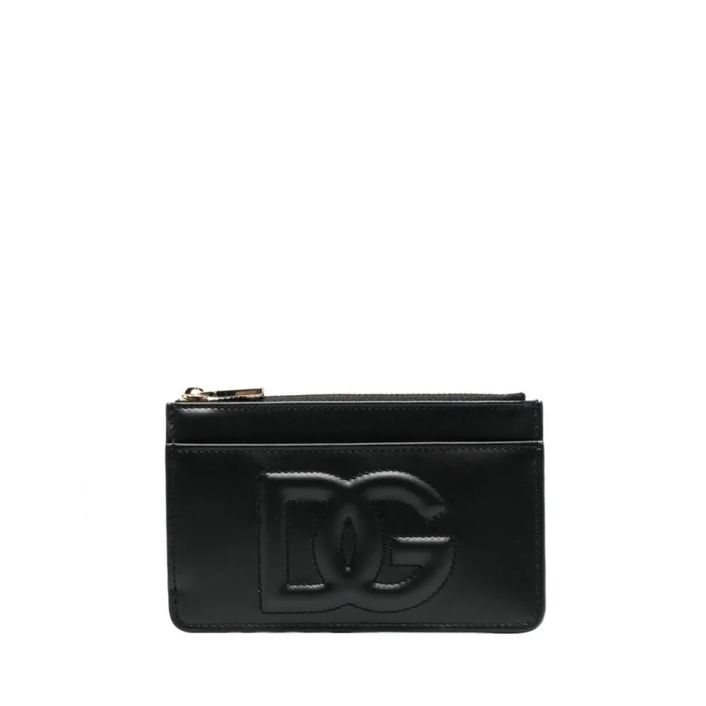 DAMES Dolce & Gabbana Clutches^e leren clutchportemonnee met logo