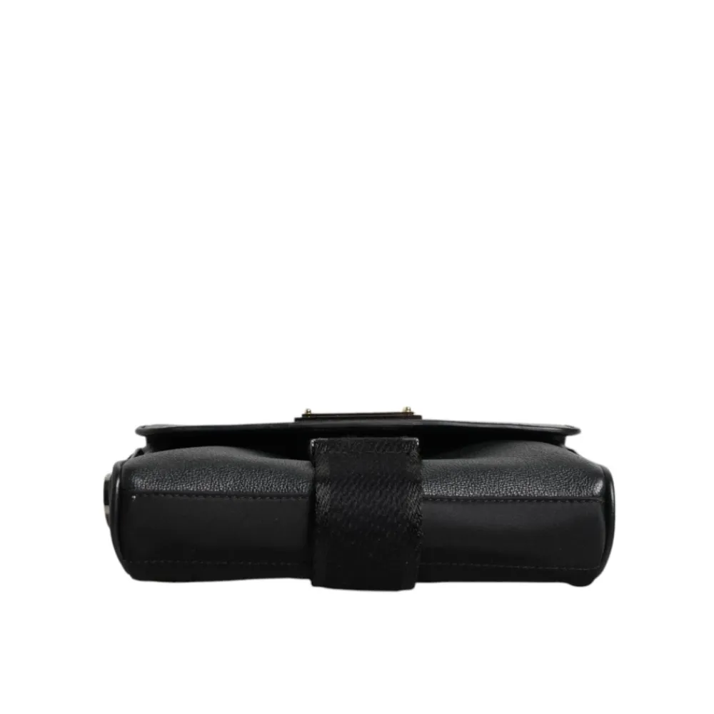 Heren Dolce & Gabbana e leren crossbody tas met logoplaat