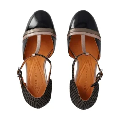 DAMES Chie Mihara e leren en suède hoge hak schoen