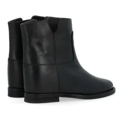 DAMES Via Roma 15 Enkellaarsjes^e leren enkellaars met zijgleuven