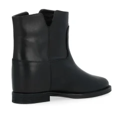 DAMES Via Roma 15 Enkellaarsjes^e leren enkellaars met zijgleuven