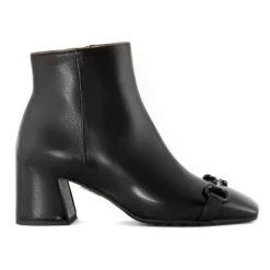 DAMES Mara Bini e leren enkellaarsjes met gesp