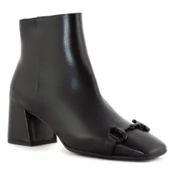 DAMES Mara Bini e leren enkellaarsjes met gesp