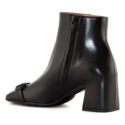 DAMES Mara Bini e leren enkellaarsjes met gesp