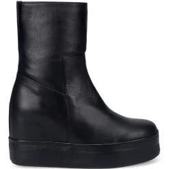 DAMES Paloma Barceló Sleehakken^e Leren Enkellaarzen