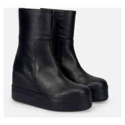 DAMES Paloma Barceló Sleehakken^e Leren Enkellaarzen