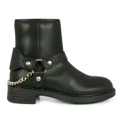 Zadig & Voltaire e Leren Enkellaarzen met Kettingdetail