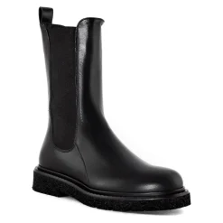 DAMES Guglielmo Rotta e Leren Enkellaarzen Elastische Inzetstukken