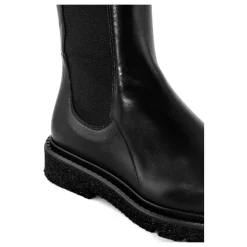 DAMES Guglielmo Rotta e Leren Enkellaarzen Elastische Inzetstukken