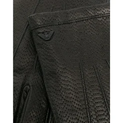 Heren Emporio Armani e leren handschoenen met logodetails