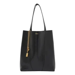 DAMES Chloé Shoppers^e leren handtas met kettinghengels