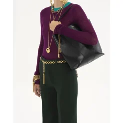 DAMES Chloé Shoppers^e leren handtas met kettinghengels