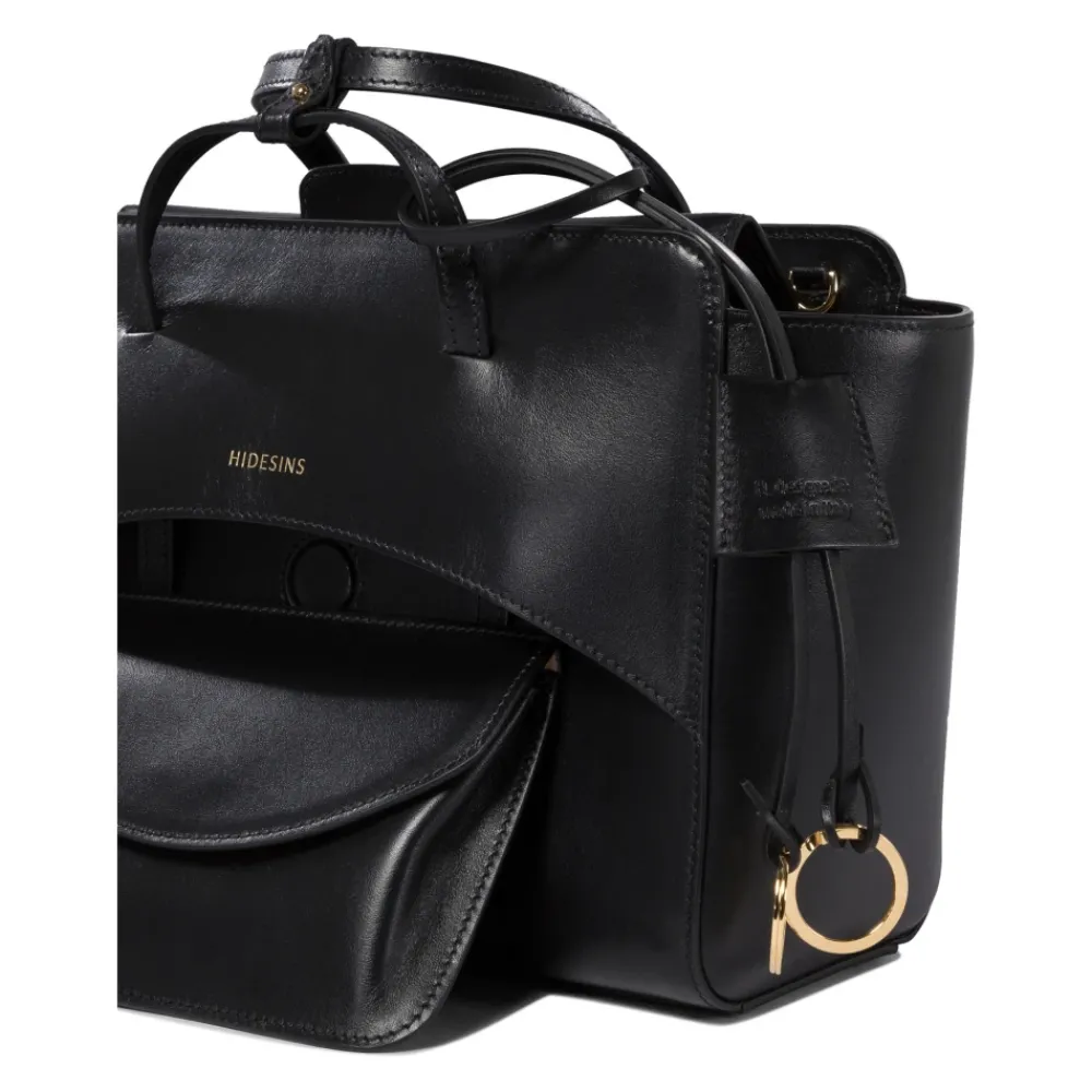 DAMES Hidesins e leren handtas voor vrouwen